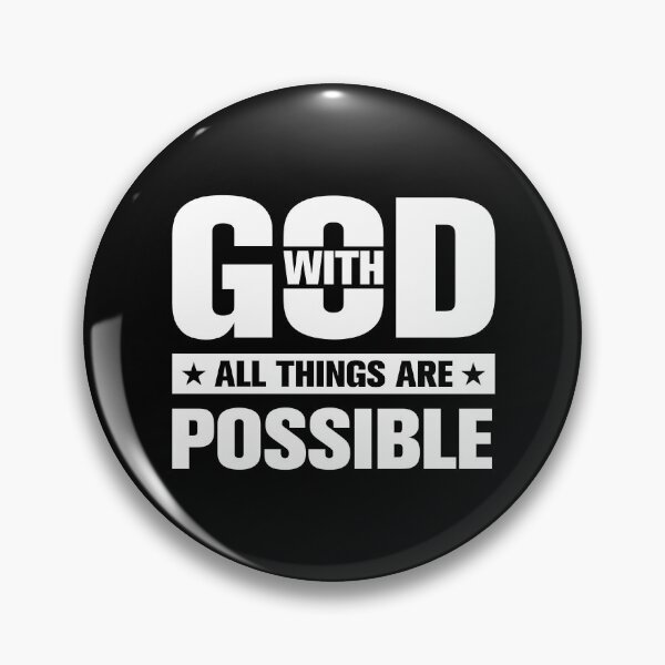 Item preview, With God All Things Are Possible designed and sold by ShaykhUmer.