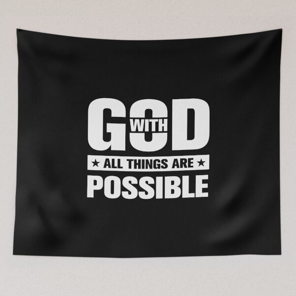 Item preview, With God All Things Are Possible designed and sold by ShaykhUmer.