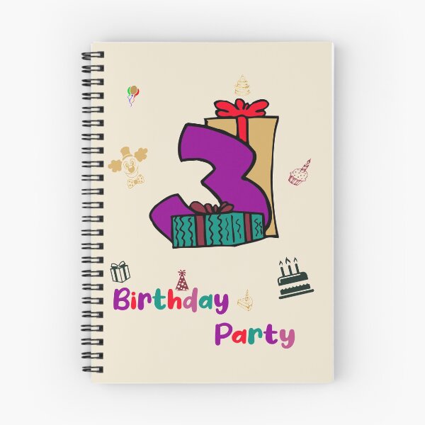 Item preview, Three Years Old Baby Birthday designed and sold by ProhibitionStickers.