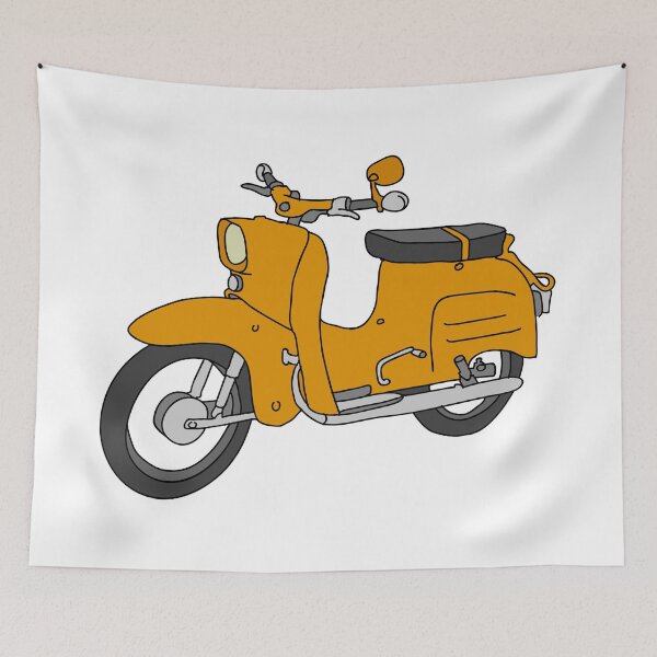 Item preview, Scooter from GDR "Schwalbe" designed and sold by Berlin-T-Shirt.