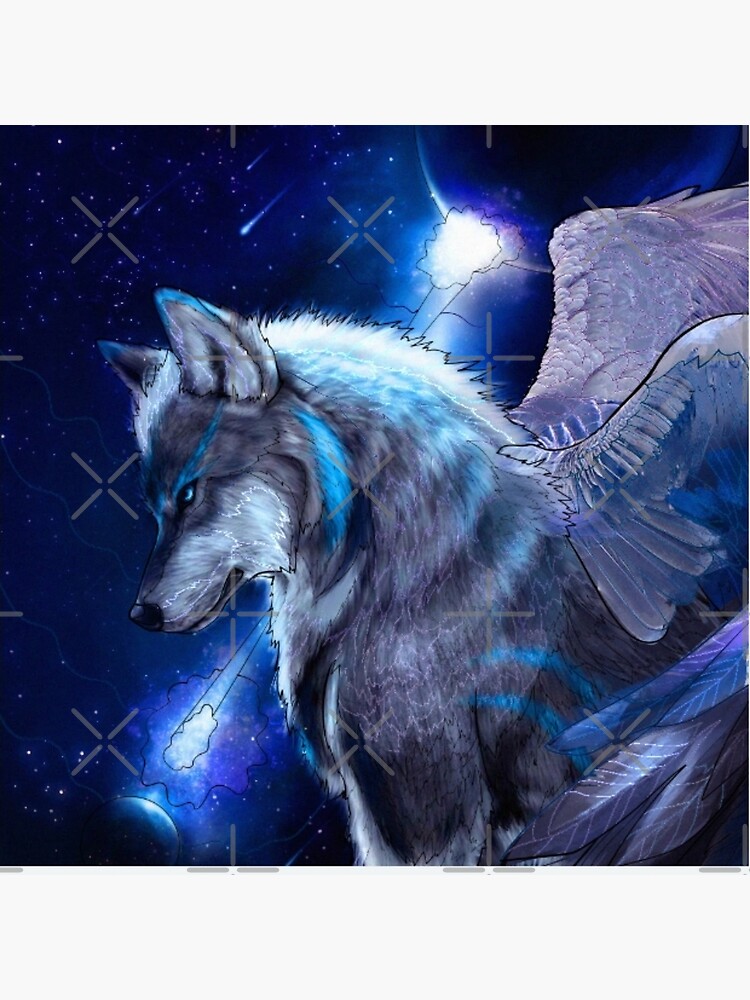 Anime Wolves, Winged Wolf HD wallpaper | Pxfuel