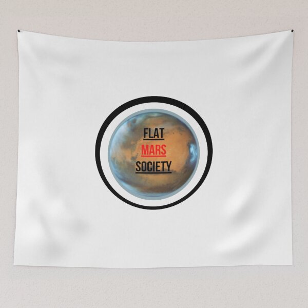 Item preview, Flat Mars Society designed and sold by luckyturtles.