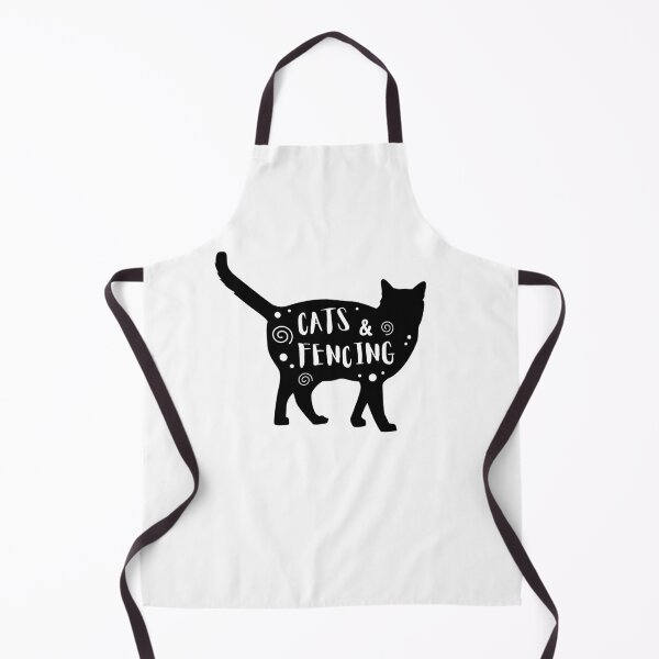 Item preview, Cats & fencing designed and sold by TheGreenGoat.