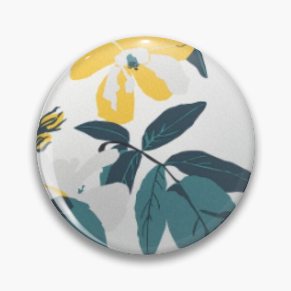 Item preview, Teal & yellow Floral Pearl designed and sold by WearWolfDesigns.