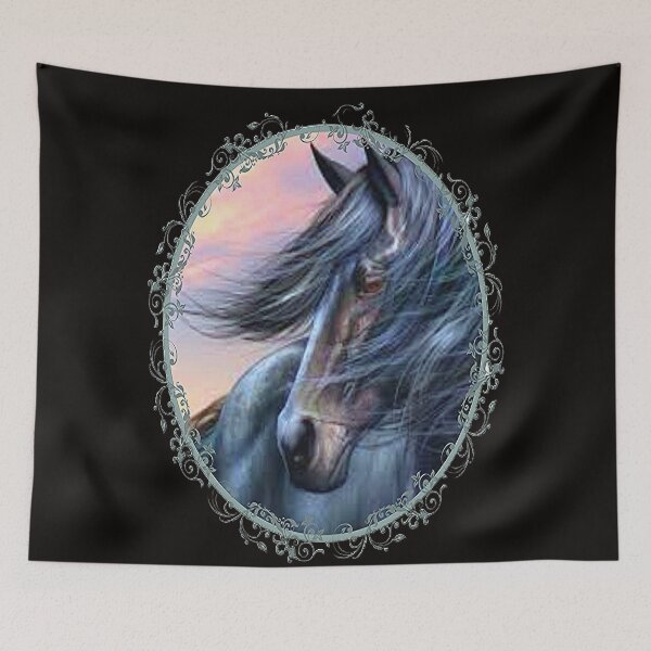 Item preview, Horse Calvary Aesthetic Design, Exquisite the Beauty of a Black Stallion, for the Equestrian and Horse lover designed and sold by Adri Barnard.