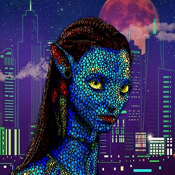 Artwork thumbnail, Neytiri in Newyork City by Vk91art