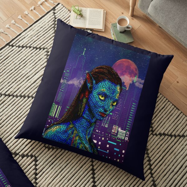 Neytiri in Newyork City Floor Pillow