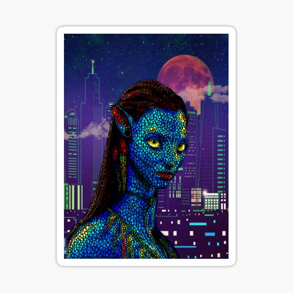 Neytiri in Newyork City Sticker
