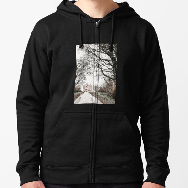 Midhope Castle Photo | Serie Film Location Photography | Lallybroch Castle Zipped Hoodie