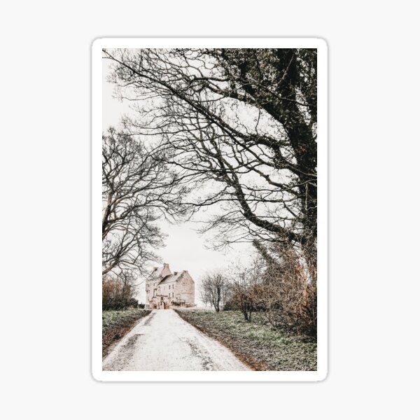 Midhope Castle Photo | Serie Film Location Photography | Lallybroch Castle Sticker