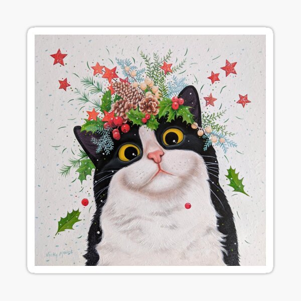 Winter Cat Sticker