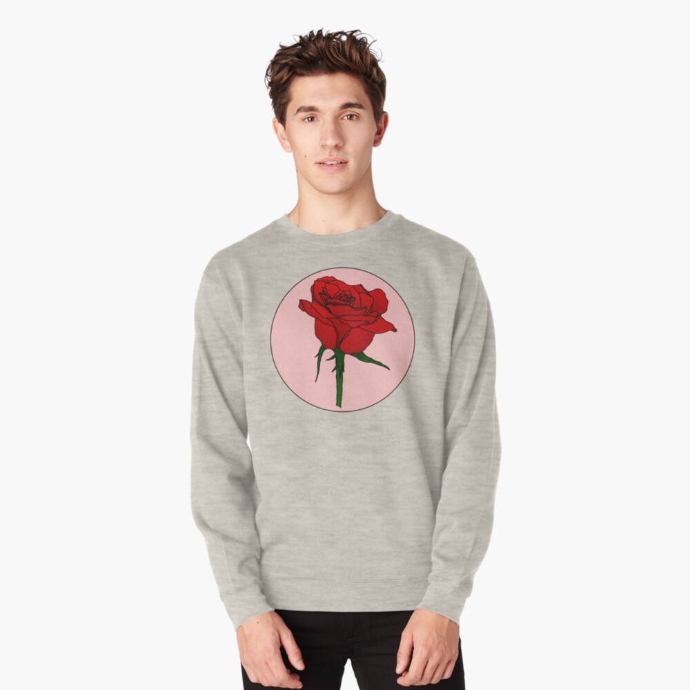 retro roses hoodie