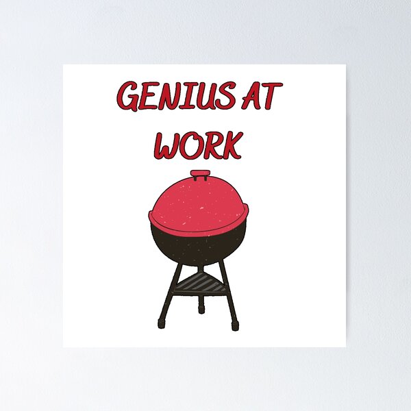 Item preview, Genius at Work - BBQ designed and sold by zareworks.