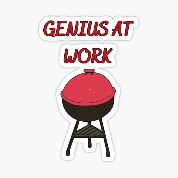 Item preview, Genius at Work - BBQ designed and sold by zareworks.