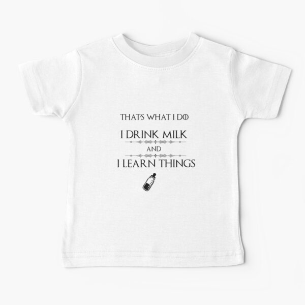 Item preview, I drink milk and I learn things designed and sold by laetwina.