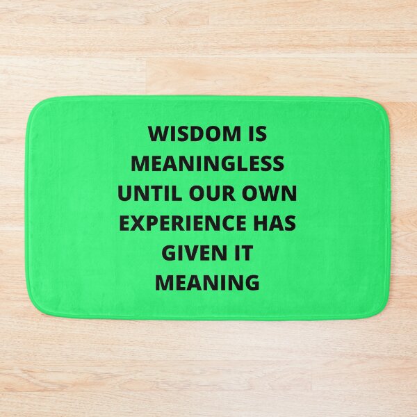 Item preview, WISDOM IS MEANINGLESS designed and sold by BOSSERY.