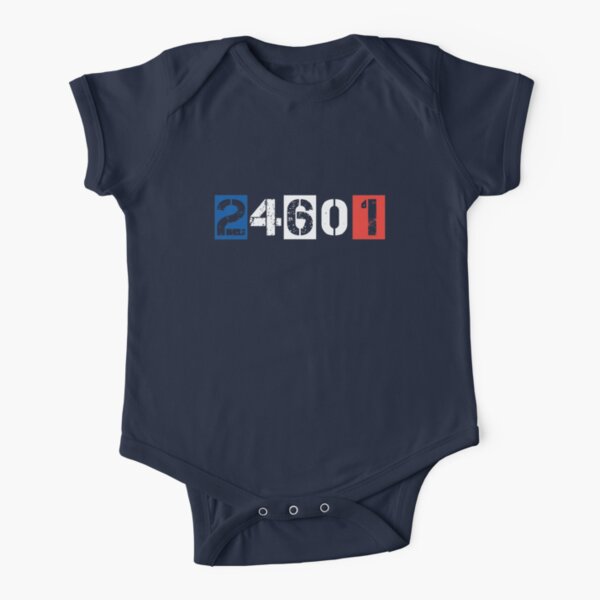24601 [Les Miserables] Short Sleeve Baby One-Piece
