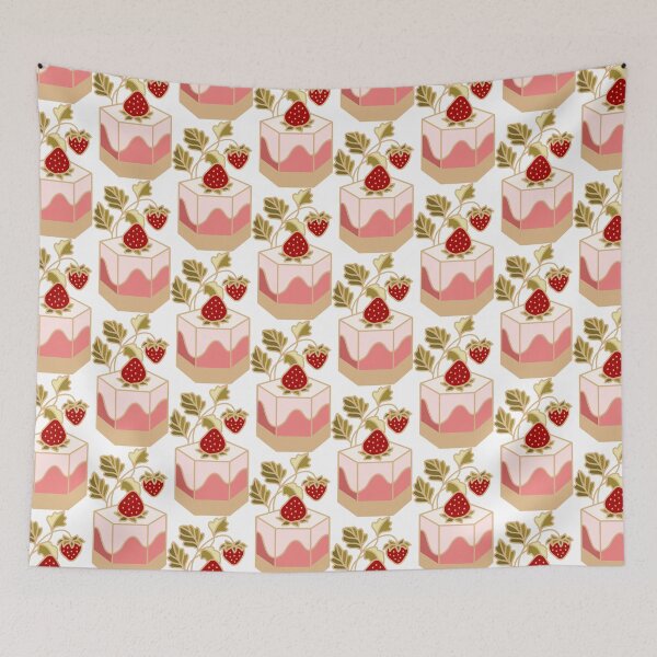 Item preview, Strawberry Latte Cake designed and sold by artflorara.