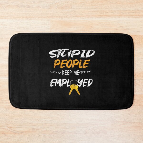 Item preview, stupid people keep me employed Funny Unique Police t-shirt Gift Probation Officer Gift , Warden Shirt, Gift For Prison Guard, Penitentiary Guard designed and sold by Ikgha.