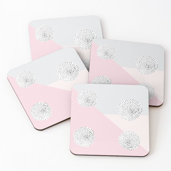 Item preview, Geometry neutral pink tones shapes  designed and sold by JaneLuka.
