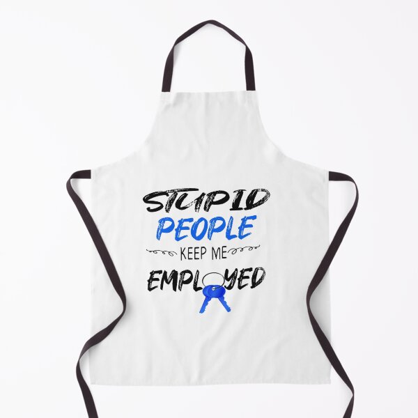 Item preview, stupid people keep me employed Funny Unique Police t-shirt Gift Probation Officer Gift , Warden Shirt, Gift For Prison Guard, Penitentiary Guard designed and sold by Ikgha.