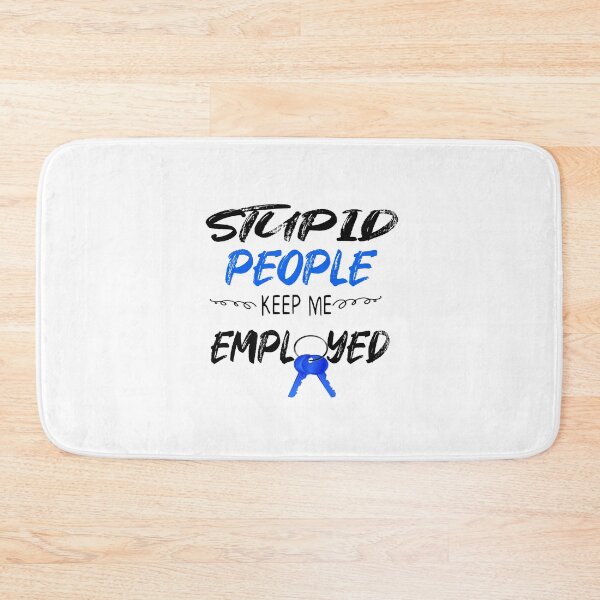 Item preview, stupid people keep me employed Funny Unique Police t-shirt Gift Probation Officer Gift , Warden Shirt, Gift For Prison Guard, Penitentiary Guard designed and sold by Ikgha.