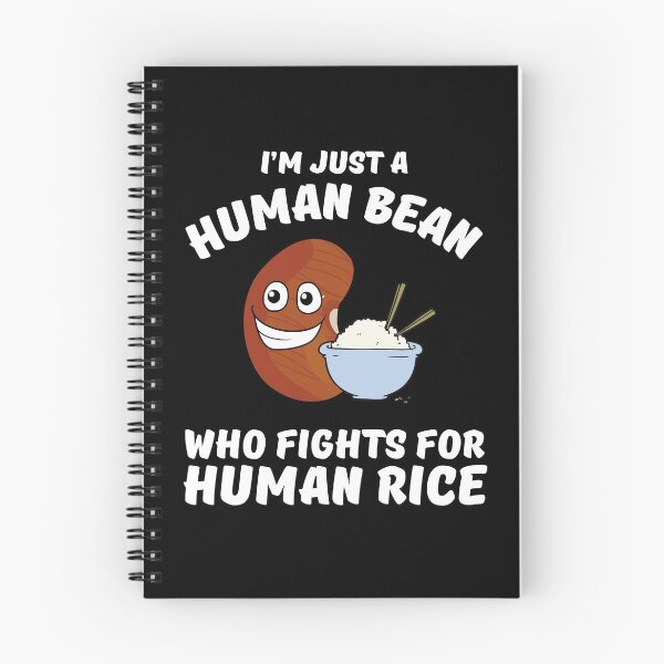 Item preview, I’m Just A Human Bean Who Fights For Human Rice Funny Pun designed and sold by 1stAmendMerch.