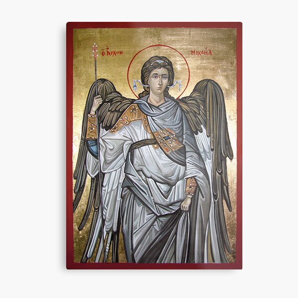 Archangel Michael - Eastern Orthodox icon Metal Print