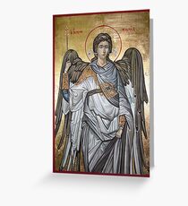 Archangel Michael - Eastern Orthodox icon Greeting Card