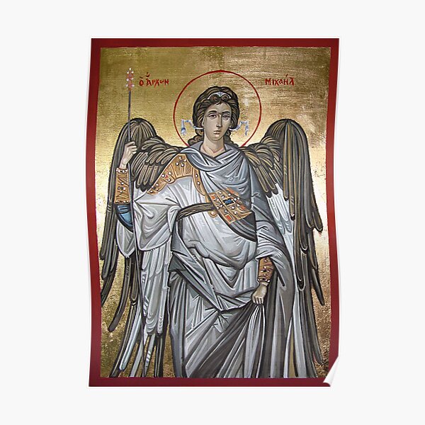Archangel Michael - Eastern Orthodox icon Poster