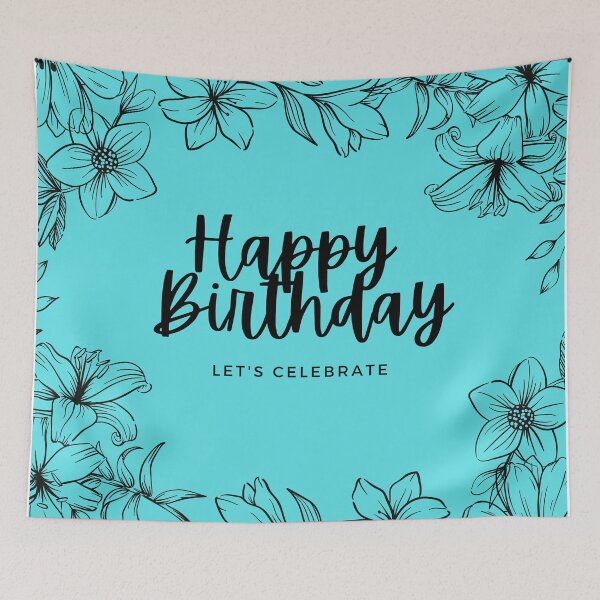Item preview, Happy Birthday Flowers designed and sold by MariesDesigns11.
