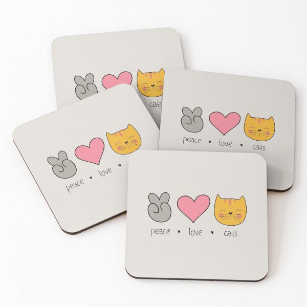 Item preview, Peace love cat. Cats lover designed and sold by IrinaOstapenko.