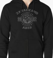 Zanarkand Abes Vintage Zipped Hoodie
