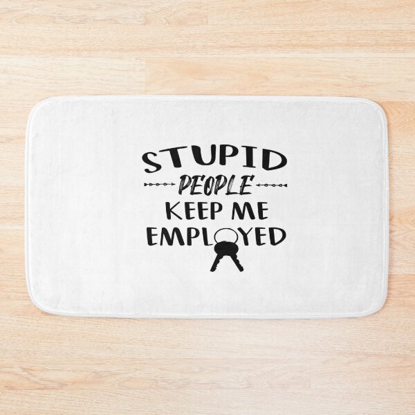 Item preview, stupid people keep me employed Funny Unique Police t-shirt Gift Probation Officer Gift , Warden Shirt, Gift For Prison Guard, Penitentiary Guard designed and sold by Ikgha.
