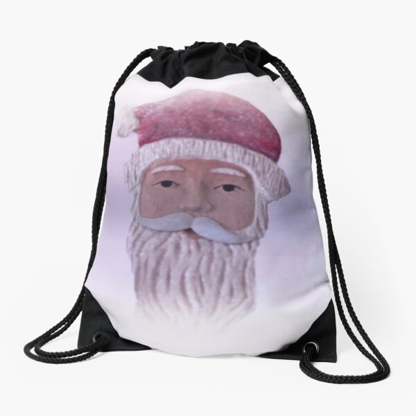 Old Saint Nicholas Drawstring Bag
