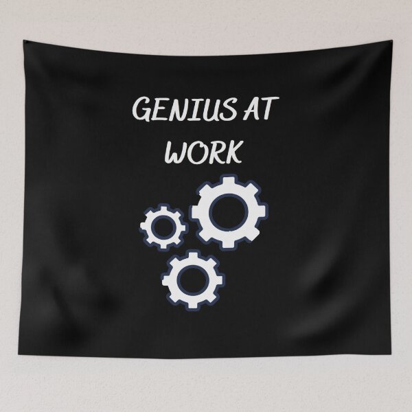 Item preview, Genius at Work designed and sold by zareworks.