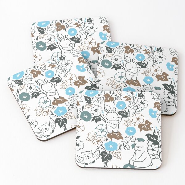 Item preview, Animal Friends are Playing in the Morning Glory Garden designed and sold by FlinArt.
