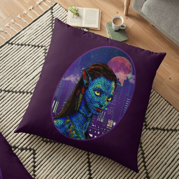 Neytiri in Newyork City 2 Floor Pillow