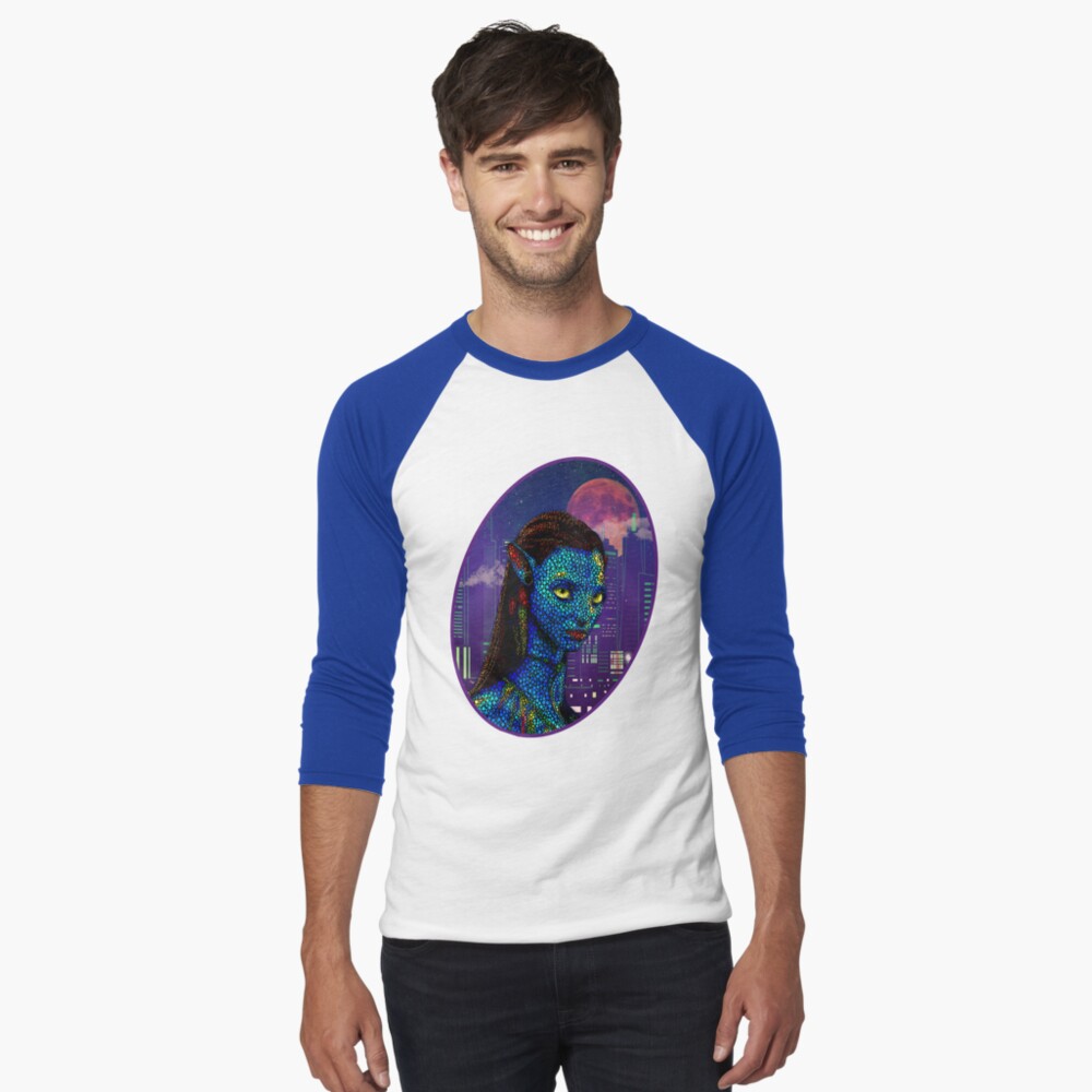 Item preview, Baseball ¾ Sleeve T-Shirt designed and sold by Vk91art.