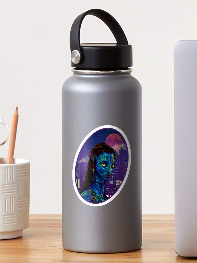 Thumbnail 1 of 3, Sticker, Neytiri in Newyork City 2 designed and sold by Vk91art.