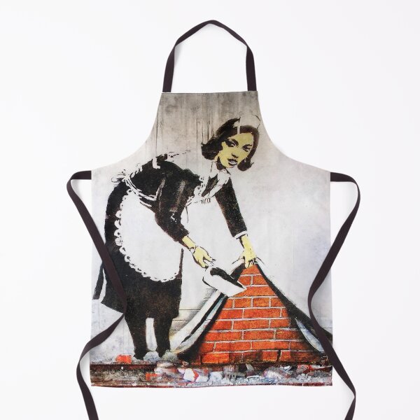 Item preview, Banksy Maid - Sweep It Under The Carpet | Original Mural designed and sold by WE-ARE-BANKSY.