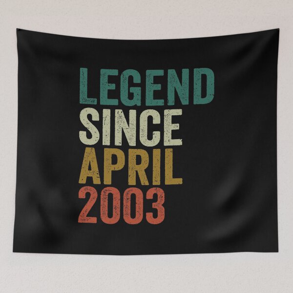 Item preview, legend since april 2003 18th birthday gifts birthday gift   designed and sold by T-DESIGNEDZ.