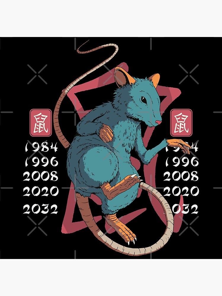 Rat chinese zodiac sign Poster