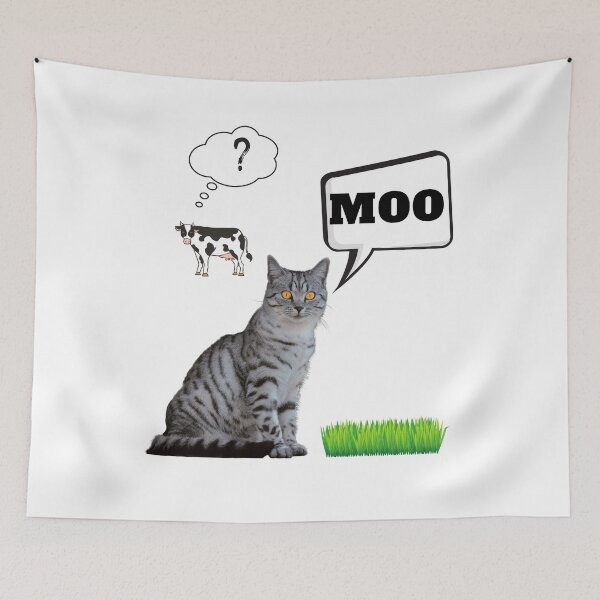 Item preview, Moo says the cat designed and sold by onum2018.