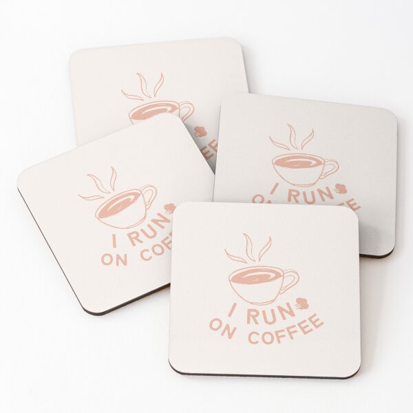 Item preview, I Run On Coffee designed and sold by fahadabu.