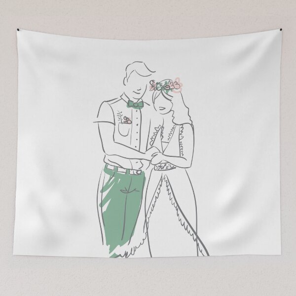 Item preview, Minimalist Vintage Couple designed and sold by Anzarr.