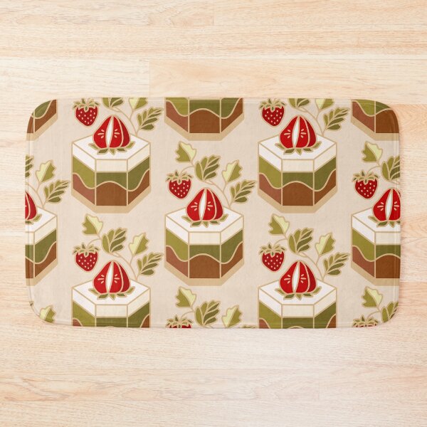 Item preview, Strawberry Matcha & Chocolate Cake designed and sold by artflorara.