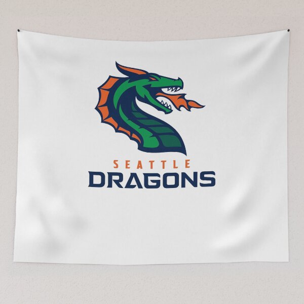 Item preview, Seattle Dragons Xfl Shirt For Men Women-white designed and sold by FWREVEDP.