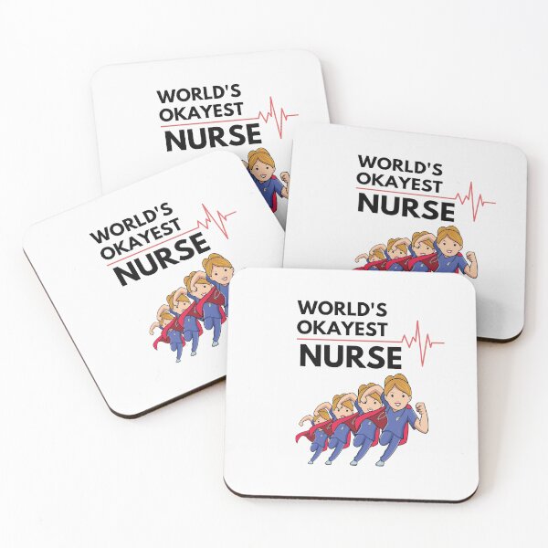 Item preview, World's okayest nurse - cool designed and sold by youngdstag.