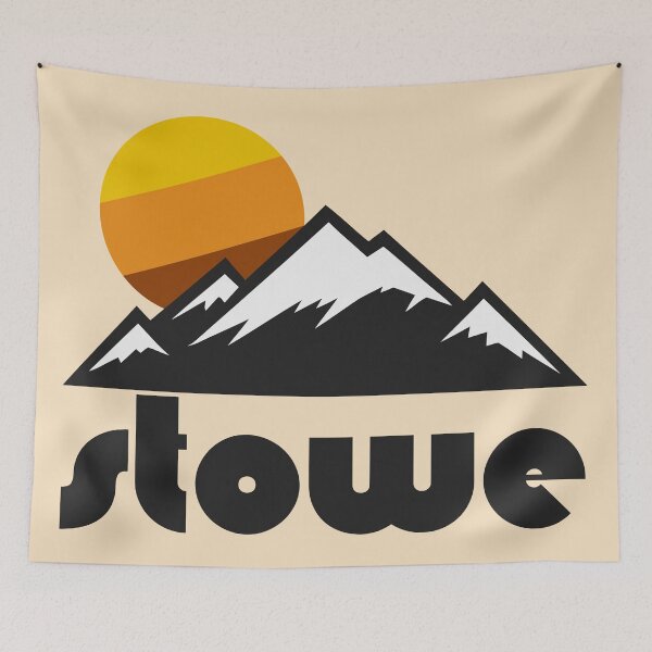 Item preview, Retro Stowe ))(( Tourist Souvenir Travel Vermont Design designed and sold by acquiesce13.